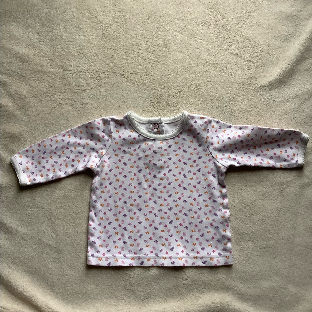 Love n cuddles floral long sleeve tshirt 3 month 3M